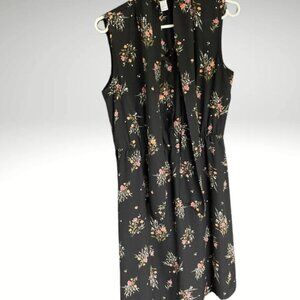 Another Story Medium Black Floral Sleeveless Dress 🌸✨